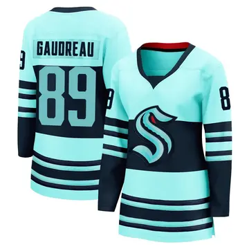 Women's Frederick Gaudreau Seattle Kraken ＃89 Breakaway Teal Special Edition 2.0 Jersey