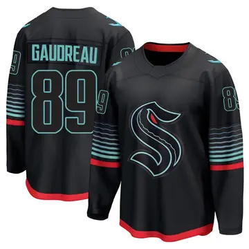 Youth Frederick Gaudreau Seattle Kraken ＃89 Breakaway Black Alternate Jersey